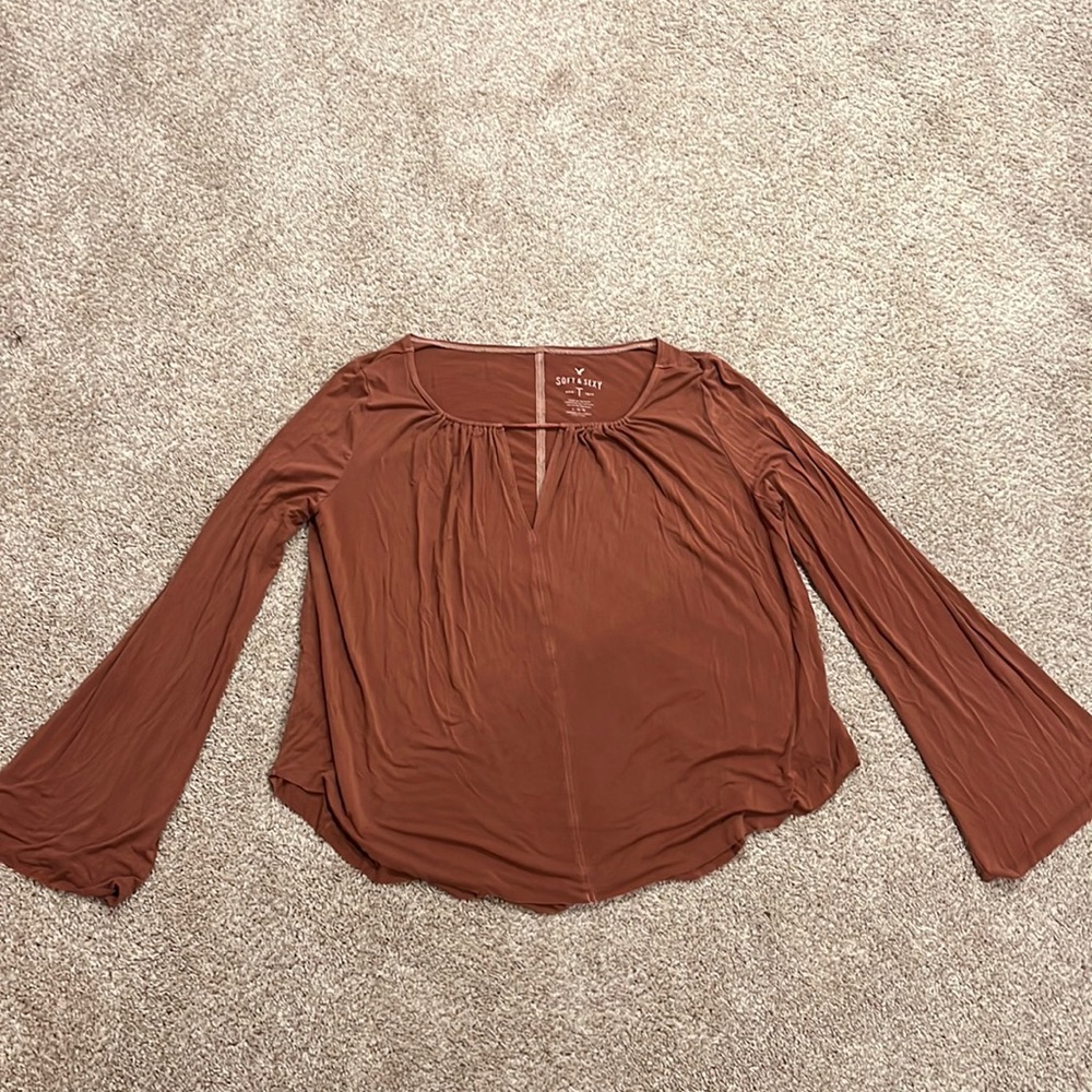 Flare Soft & Sexy American Eagle Top